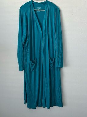 Torrid Teal Super Soft Knit Duster Jacket